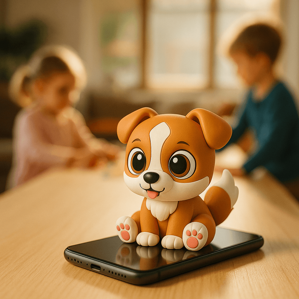 Kids using Boco App